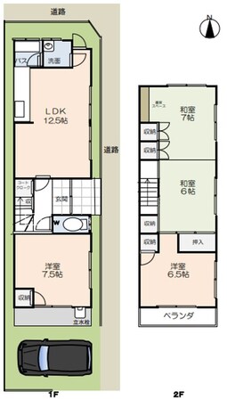 DesinLife常滑戸建の物件間取画像